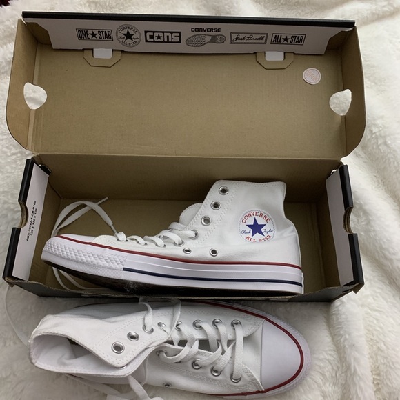 automat session Kvarter Converse | Shoes | High Top Optical White Converse Brand New | Poshmark